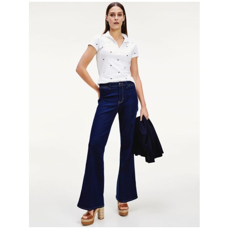 FELICIA SLIM EMBROIDERY POLO